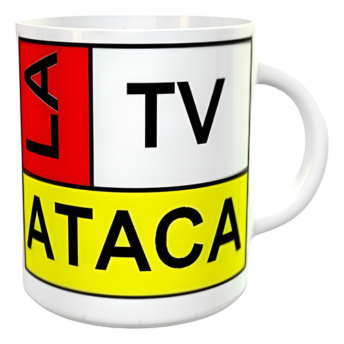Taza Cerámica Sublimada Las Urracas Parlanchinas Blanco La Tv Ataca D1