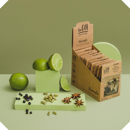 1 Box Aromatic - Especiarias Gin Tônica (12 Sachês)