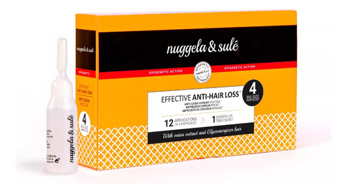  Tratamiento Nuggela & Sulé Ampolla Anti-caída Capilar Pack X4 Und