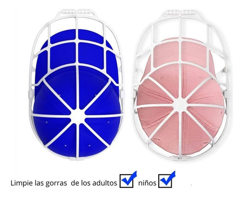 Set 2 Arandelas Para Gorras, Limpiador De Gorras De Béisbol