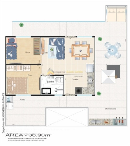 Apartamento Em Condomínio Studio Para Venda No Bairro Vila Aricanduva, 2 Dorm, 32 M - 4710