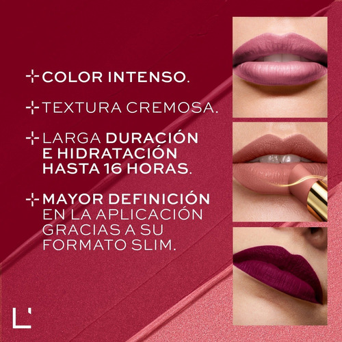 Imagen 4 de 7 de Infini Lápiz Labial Larga Duración-lbel