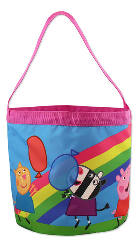 Peppa Pig Bolsa De Regalo Plegable De Nailon Para Niñas (t.