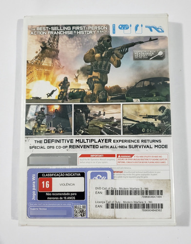 Call Of Duty - Mw3 - Nintendo Wii (lacrado)