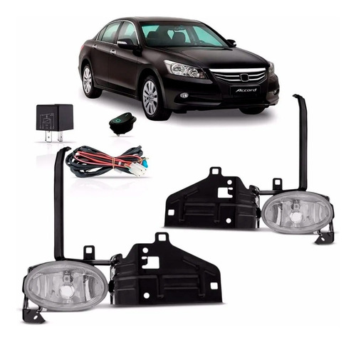 Kit Farol Milha Neblina Honda Accord 2008 2009 2010 2011