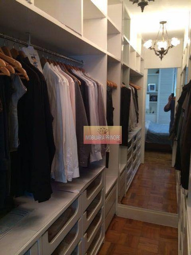 Imagem 11 de 17 de Apartamento Com 3 Dormitórios E 1 Vaga De Garagem Para Alugar, 130 M² Por R$ 8.500/mês - Higienópolis - São Paulo/sp - Ap1159