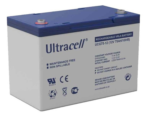 Bateria De Gel 12v 7a Para Alarmas Ultracell