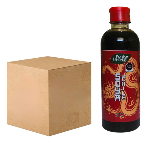 Salsa De Soya Con Chile 355ml Caja Con 12pz Fresh Harvest