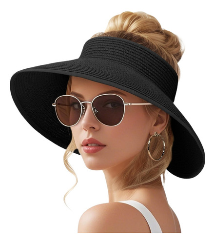 Sombreros Para Mujer, Sombrero De Playa De Paja De Moda Con