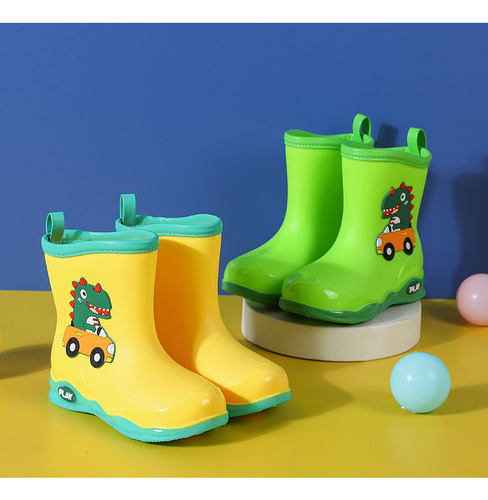 Botas De Lluvia Dinosaurio Botas Para Lluvia Niño Divertido