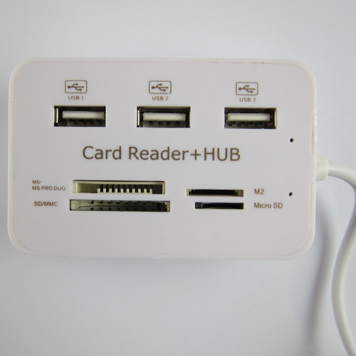 Hub Usb 2.0 3 Todo En Uno Con Lector De Tarjetas Usb Hub 2.0