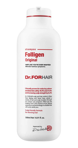 Dr. Forhair Folligen Shampoo 500ml Para Aliviar La Pérdida Y