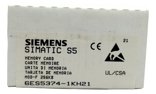 Siemens 6es5374-1kh21 Simatic S5, Tarjeta De Memoria 256kb