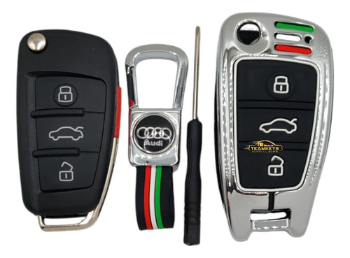 Funda Llave Control Audi A1 A3 A4 Tt Q3 Q5 Q7 S3 S4 Rs Zinc