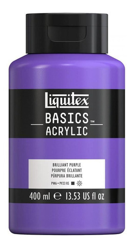 Tinta Acrilica Liquitex Basics 590 Brilliant Purple 400ml