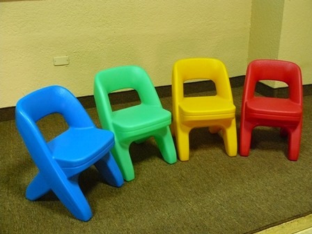 Sillas Infantiles Plasticas Variados Colores, Escuelas Hogar