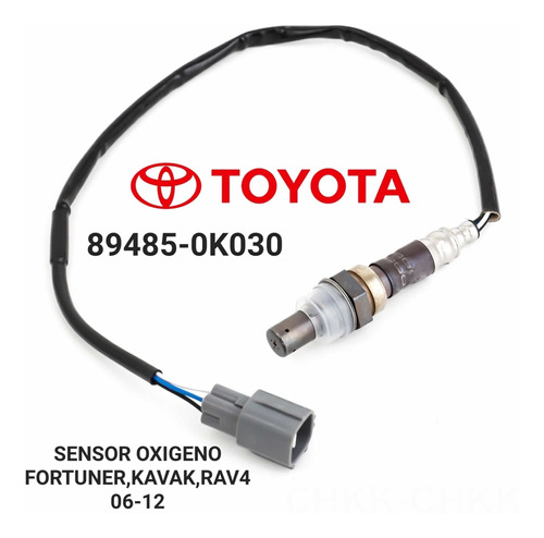 Sensor Oxigeno Toyota Fortuner Kayak Rav4 Año 06-12 2 Pos.