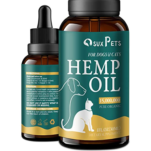 Suxhdrpets Hemp Oil For Dogs Amp; Cats - Max Potency Cns8f