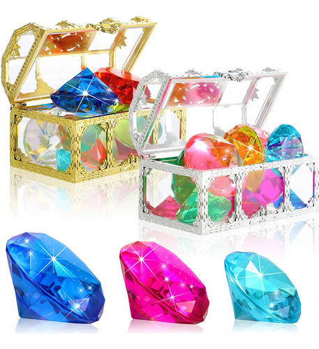 Colorido Conjunto De Diamantes De Plástico, Gema Falsa