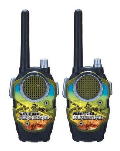 Radio Walkie Talkie Comunicador Brinquedo Infantil  Bombeiro