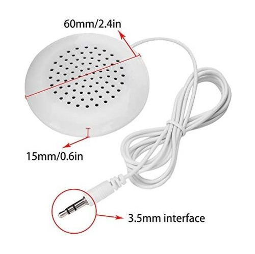 Mini Bocina, Bocina De Almohada Portátil Diy De 3,5 Mm Con