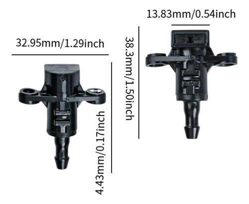 2 X 2x Lavaparabrisas Delantera