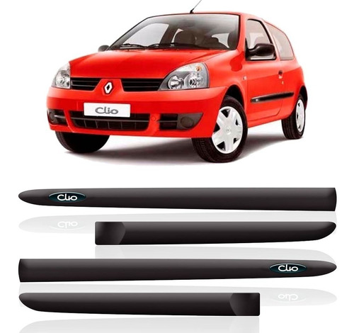 Kit Borrachão Lateral Clio 2000 A 2011 2p Personalizado