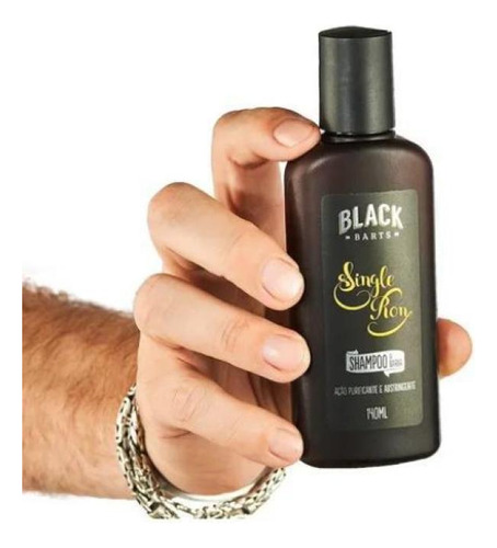 Shampoo De Barba Higieniza Hidrata 140ml - Black Barts