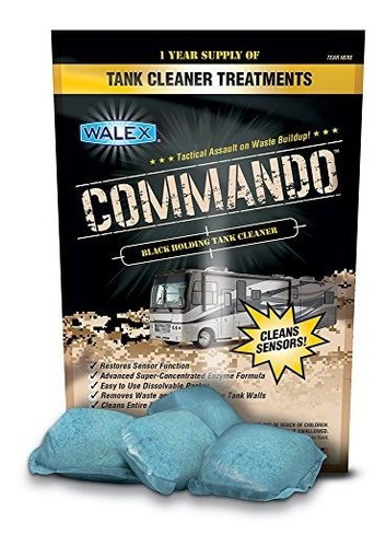 Limpiador Tanques Rv Commando, Ocean Mist, 4-pack.