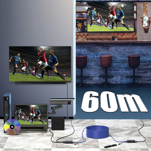4k Hdmi Extender, Ultra Hd 4k @ 60hz Través De Cat5e/6...