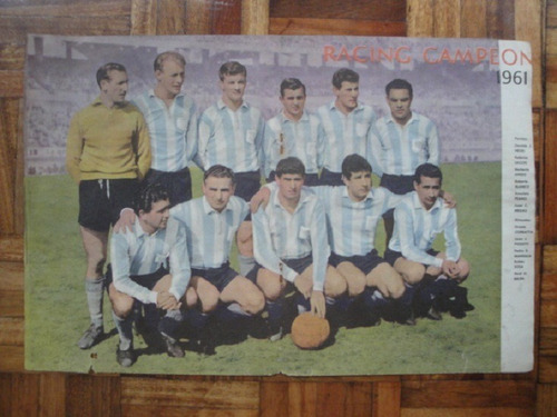 Lamina Racing Club Campeon 1961 - El Grafico