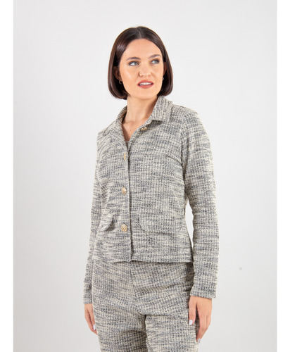Chaqueta De Tweed Bouclé Y Lurex Coco
