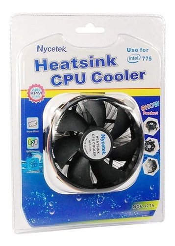 Fan Cooler Para Procesador Cpu Intel Socket 775 Nycetek