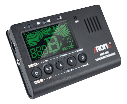 Sintonizador Metronome Amt-560 Con Bajo Eléctrico Aroma Port