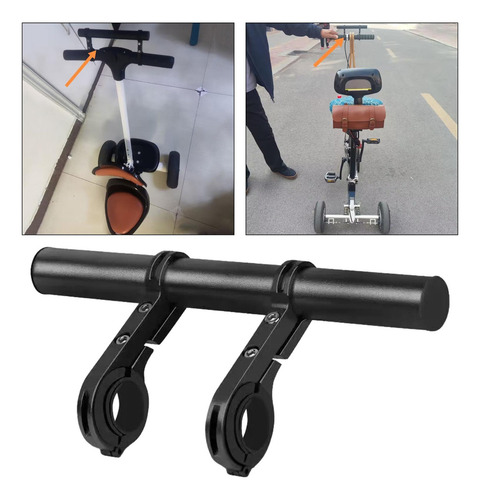 Barra De Extensão Para Carrinho Infantil, Design Preto