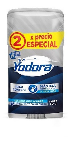 Desodorante Yodora Barra X2 50g