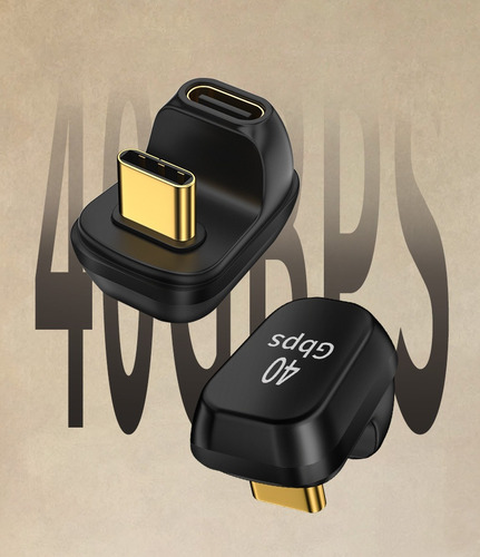 Adaptador Usb 3.1 Tipo C Ângulo De 90°