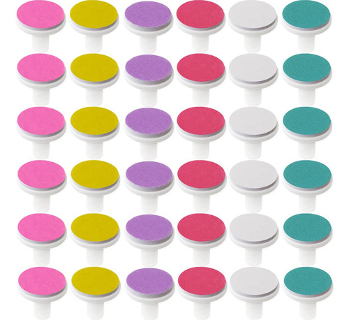 36 Almohadillas De Repuesto Para Lima De Uñas De Bebé Cabeza