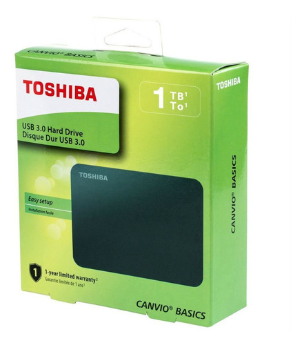 Disco Duro Externo Toshiba 1tb Usb 3.0 Tranza