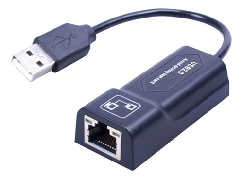 Adaptador Fio Usb 2.0 Para Ethernet 100 Mbps Com Rc8512