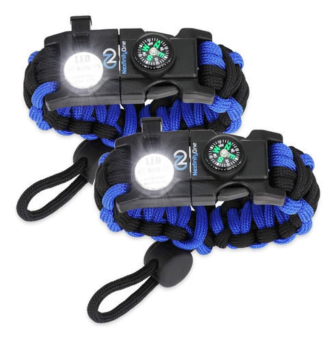 Pulsera De Supervivencia De Paracord Táctica, Kit De H...