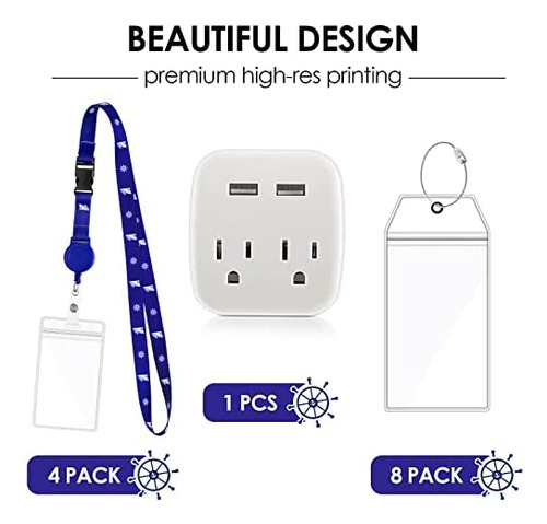 El Kit De Accesorios De Crucero De 13 Piezas Incluye 4 Cordo