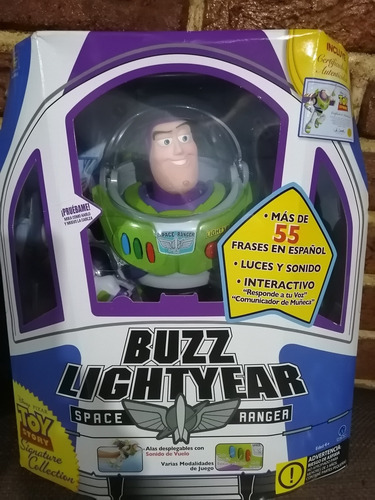 Buzz Lightyear Original 55 Frases Toy Story Colección Disney