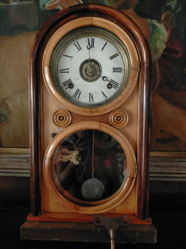 Reloj De Mesa Marca E.ingrsham & Co  ,bristol Conn 1875