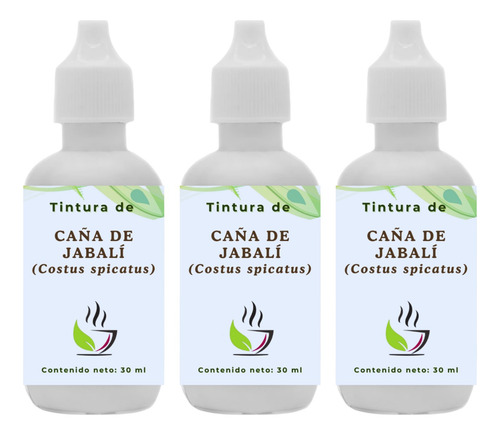 Pack 3 Té De Caña De Jabalí En Gotas 30 Ml