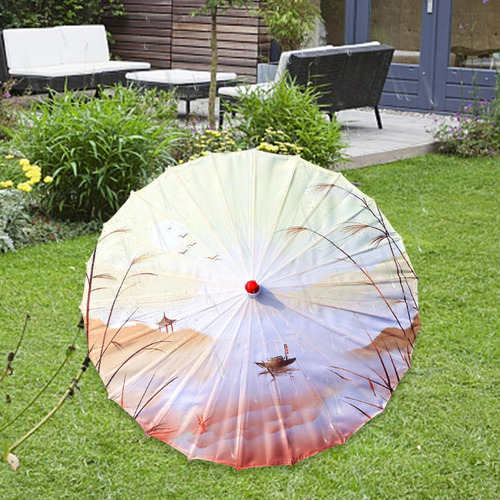 Decorativo De Baile Estilo Oriental Sombrilla De Estilo A