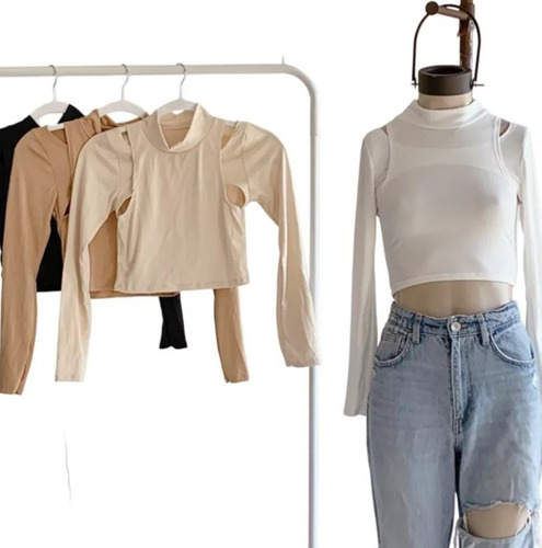 Ropa Mujer Varias Ofertas Body Top Nuevos Beige M-l