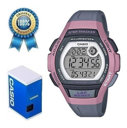 Reloj Casio Lws2000 Deportivo Memoria 200 Registros Vueltas