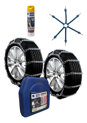 Kit Cadenas Nieve Saga® 2809 + Tensor + Cadena Líquida Nieve