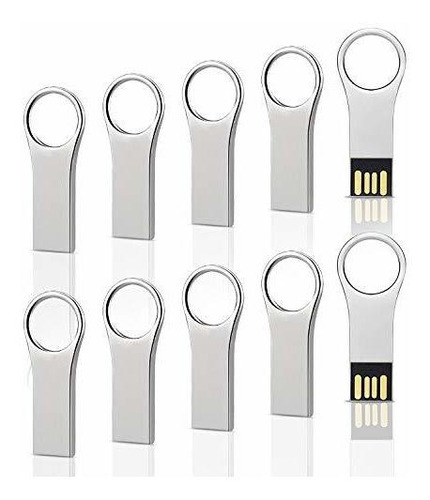 Raoyi 64gb Mini Usb 2.0 Flash Drive De Metal Impulsión De La